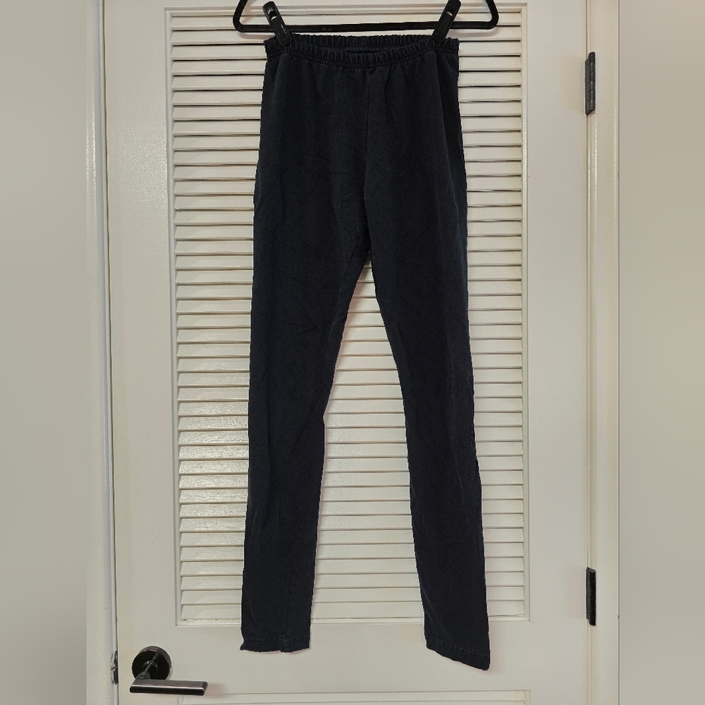 American Apparel - Faded Black Loungewear Sweatpants With Elastic Waistband